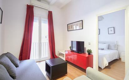 Living room of Flat for sale in  Barcelona Capital  with Air Conditioner and Balcony