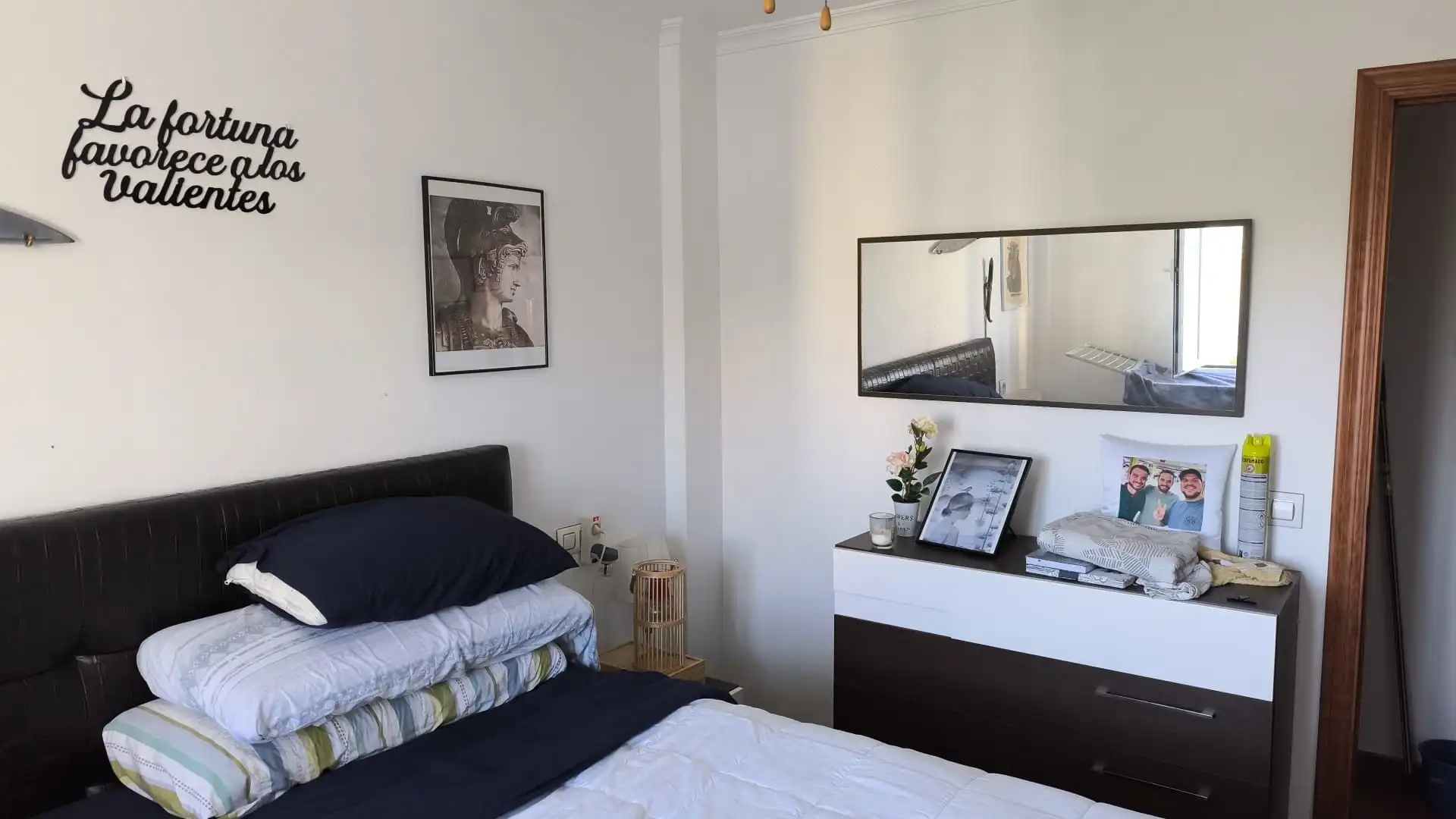 Schlafzimmer von Wohnung zur Miete in La Línea de la Concepción mit Terrasse, Möbliert und Ofen