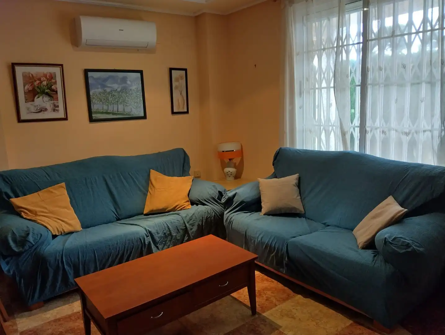 Living room of Detached homes for rent in Canet d'En Berenguer  with Air Conditioner, Heating and Private garden