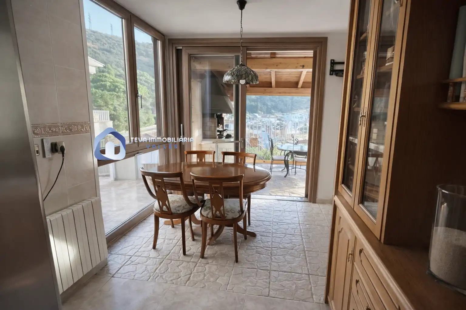 Comedor de Casa o chalet en venta en Sant Fost de Campsentelles con Calefacción, Terraza y Trastero