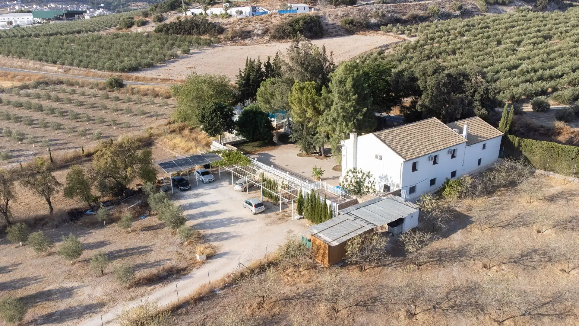 Exterior view of Country homes for sale in Gilena  with Air Conditioner, Heating and Private garden