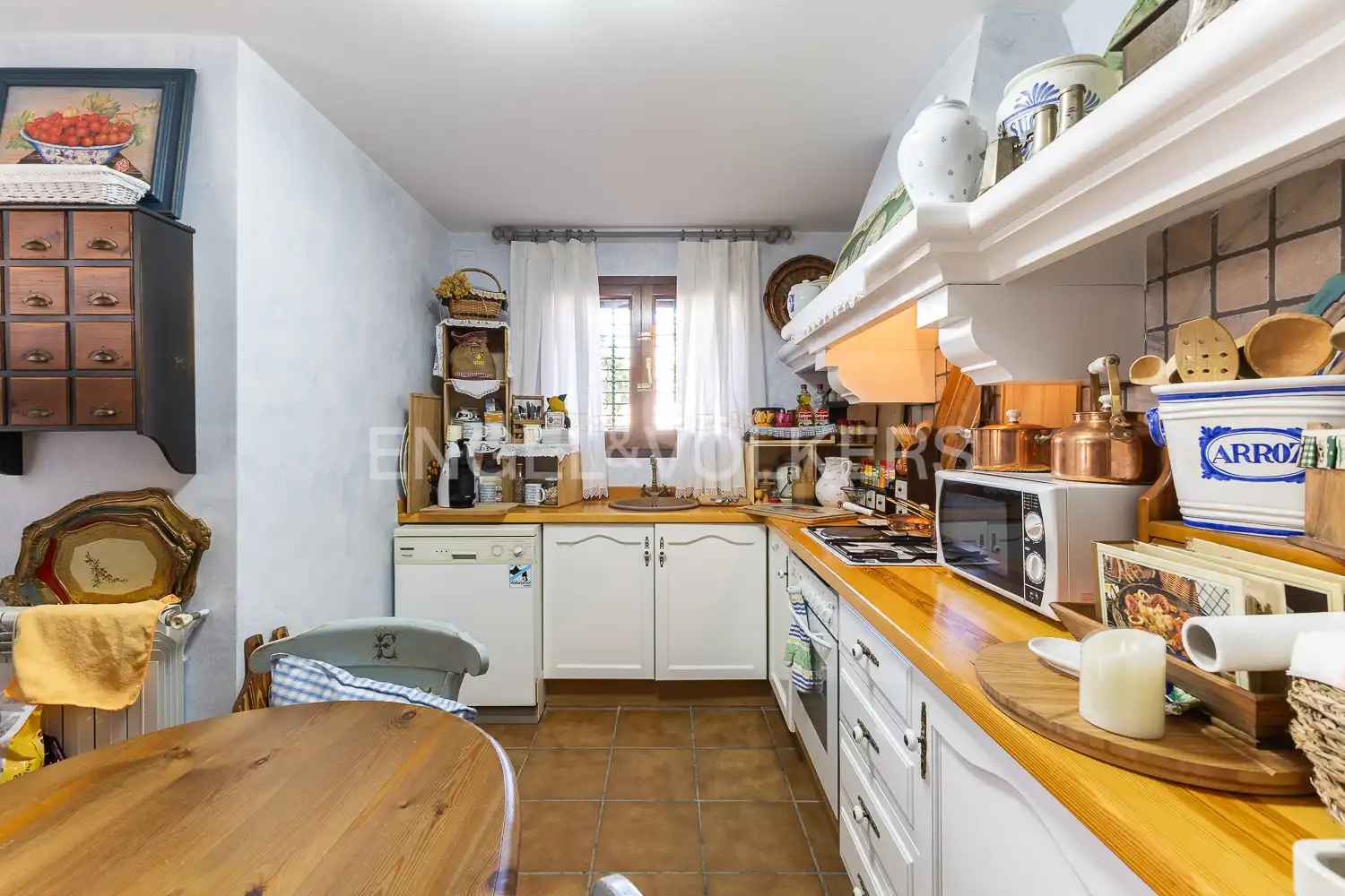 Cocina de Casa adosada en venta en Viver con Calefacción, Terraza y Amueblado
