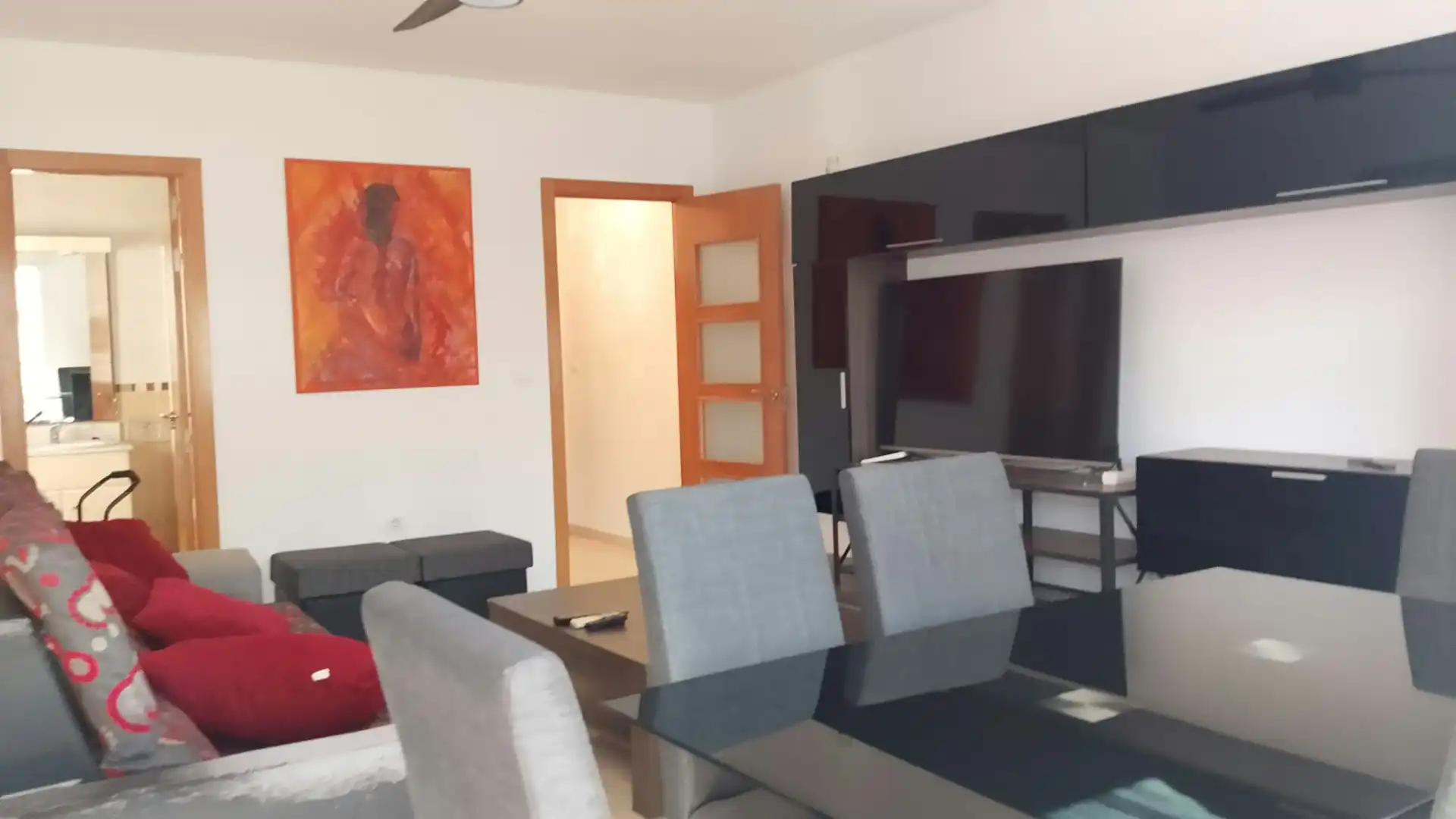 Sala d'estar de Apartament de lloguer en Residencial Triana - Barrio Alto