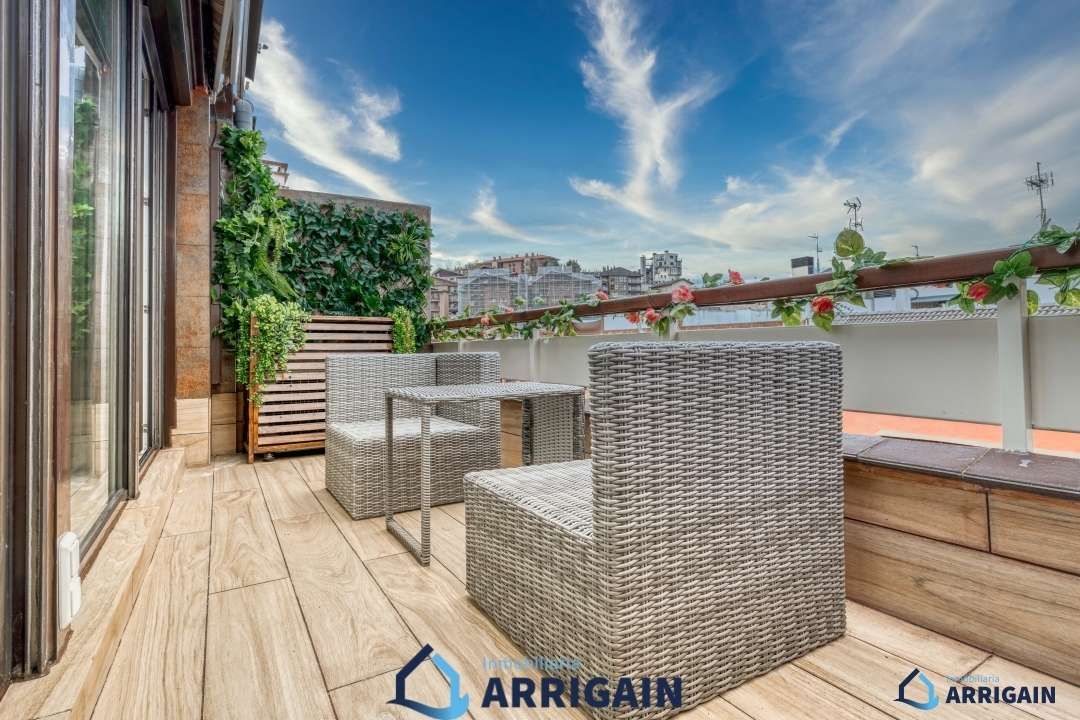 Terrace of Flat to rent in Donostia - San Sebastián   with Air Conditioner, Heating and Terrace