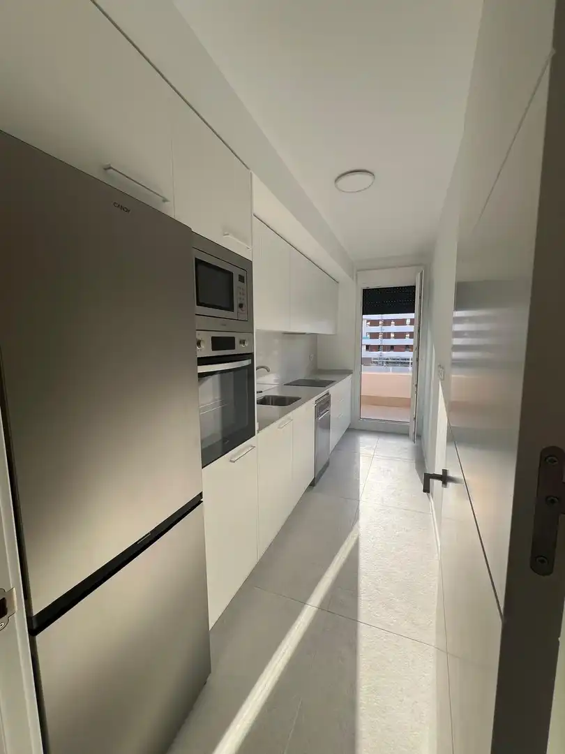 Kitchen of Flat for rent in Dos Hermanas  with Air Conditioner, Heating and Private garden