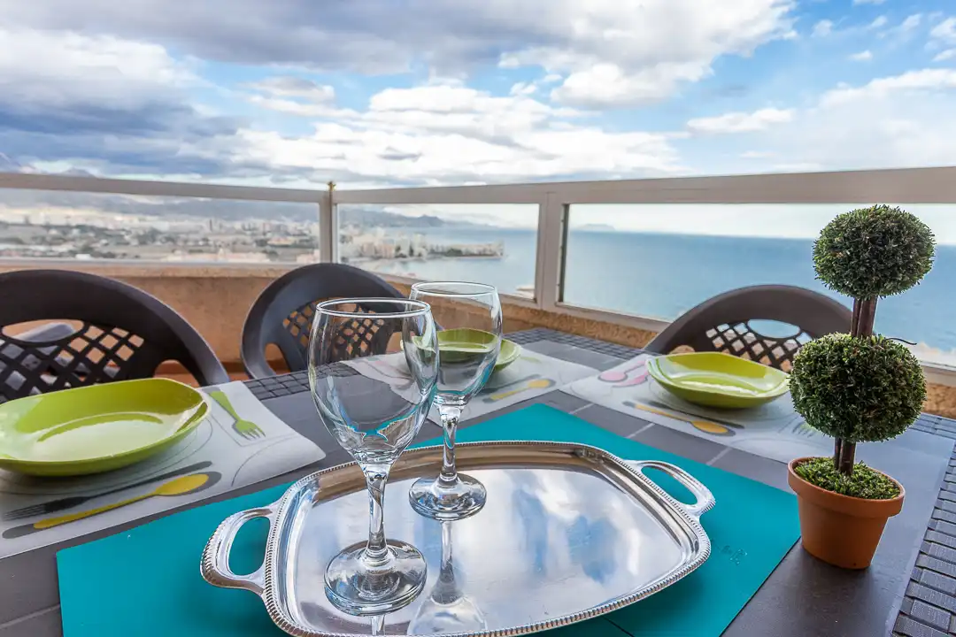 Terrace of Flat for rent in El Campello  with Air Conditioner, Heating and Terrace