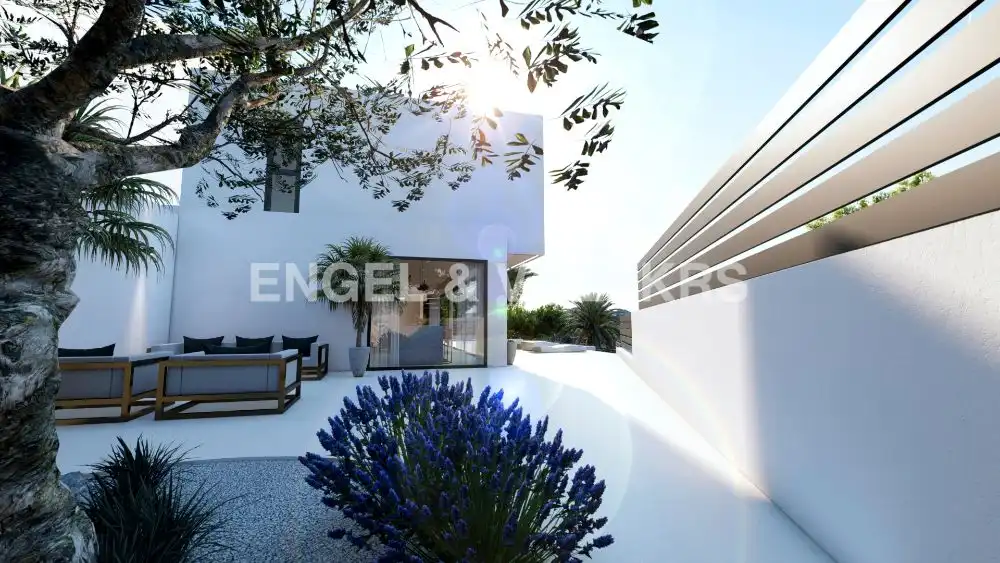 Terrace of Houses for sale in El Campello  with Air Conditioner, Private garden and Storage room