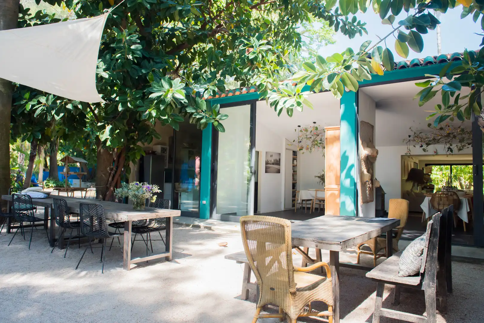 Terraza de Finca rústica en venta en Sagra con Aire acondicionado, Terraza y Piscina