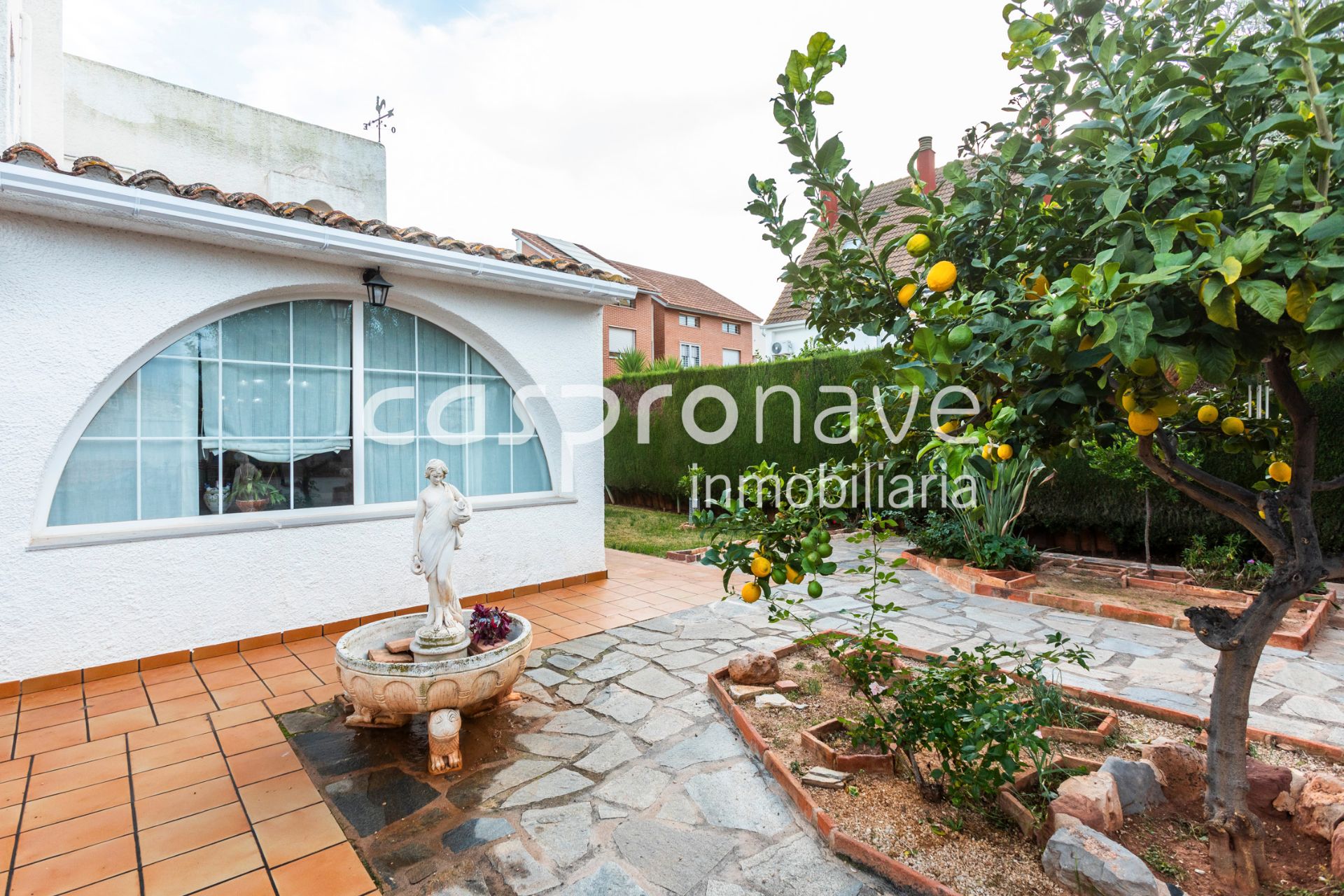 Garden of House or chalet for sale in Benicasim / Benicàssim  with Air Conditioner, Heating and Private garden