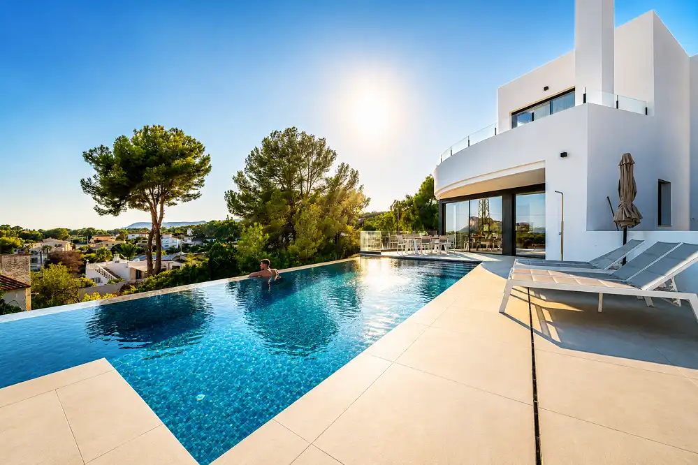 Piscina de Casa o chalet en venta en Benissa con Aire acondicionado, Calefacción y Terraza