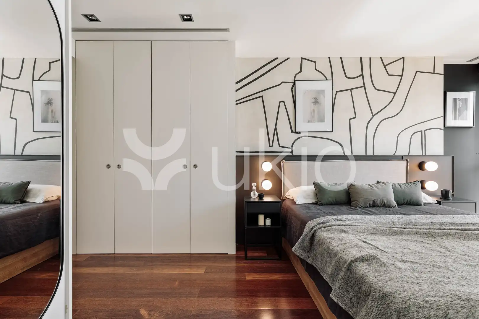 Bedroom of Apartments for rent in Barcelona  with Air Conditioner, Heating and Furnished