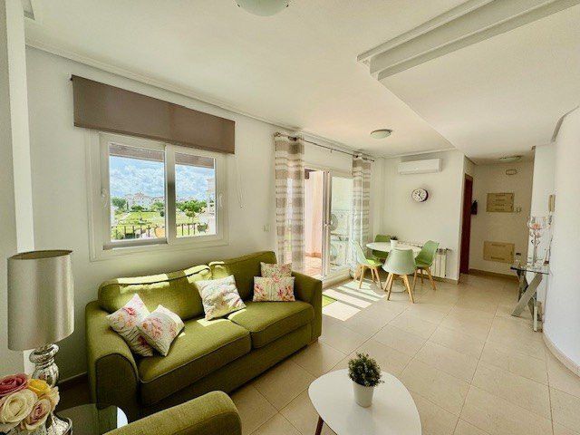 Sala de estar de Apartamento en venta en  Murcia Capital con Amueblado y Balcón