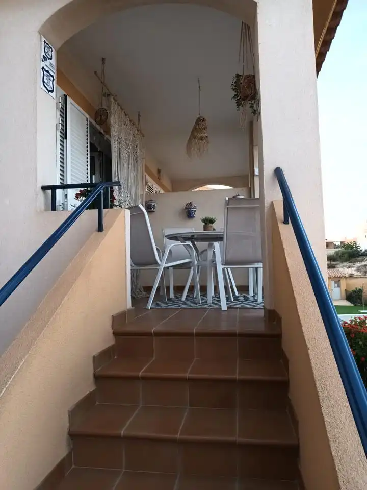 Terrasse von Wohnung zur Miete in Cuevas del Almanzora mit Klimaanlage, Terrasse und Möbliert