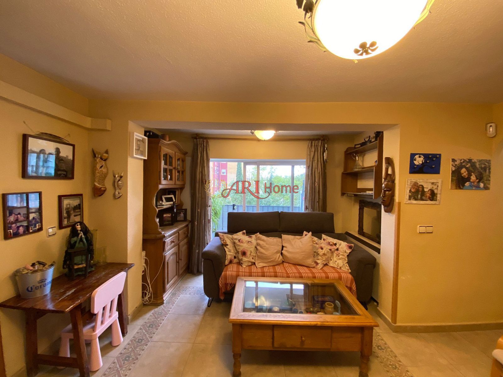 Living room of Flat for sale in  Madrid Capital  with Air Conditioner, Heating and Furnished