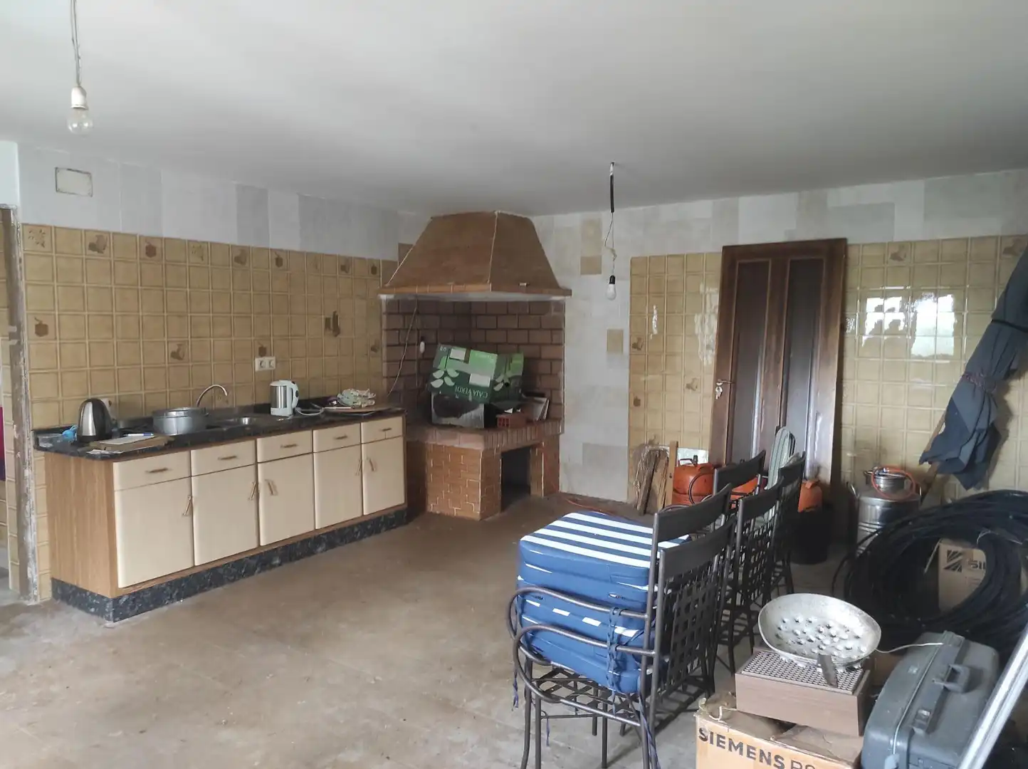 Cocina de Casa o chalet en venta en Vila de Cruces con Calefacción, Jardín privado y Terraza