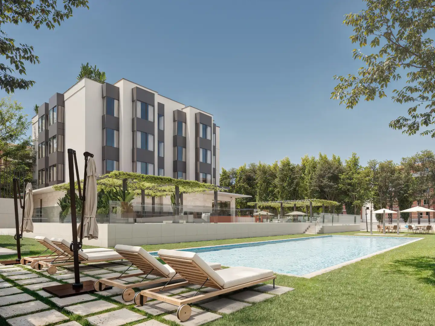 Piso de obra nueva con piscina en venta en Calle de Josefa Valcárcel 8, imagen 13