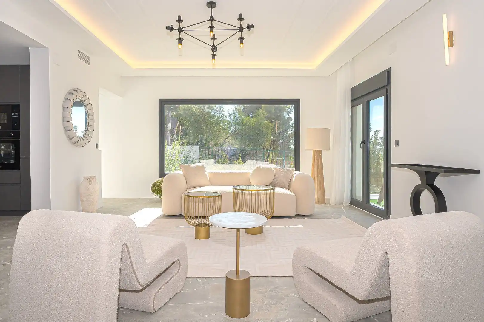 Sala de estar de Casa o chalet en venta en Altea con Aire acondicionado, Terraza y Piscina