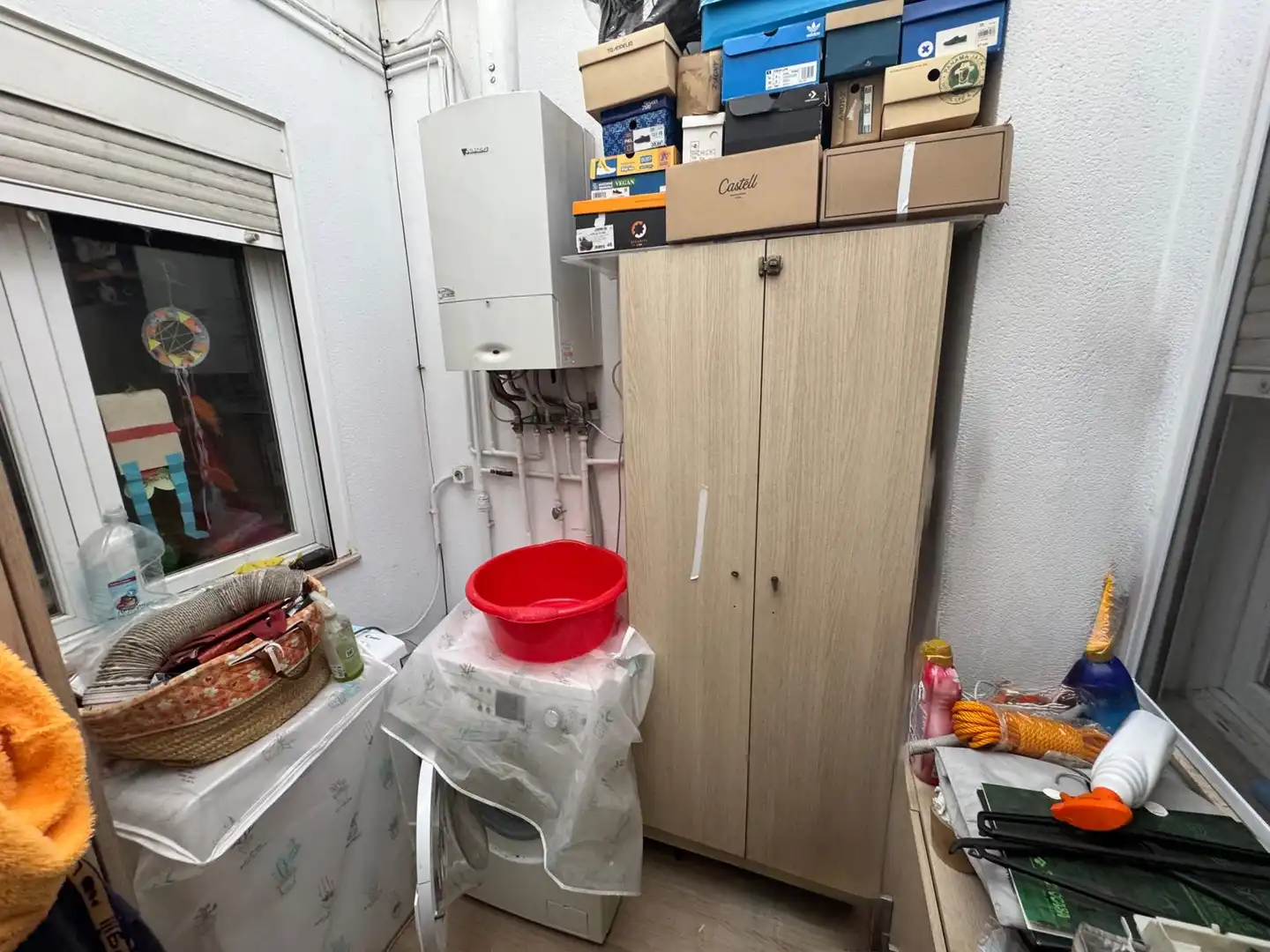 Cocina de Casa adosada en venta en Sabadell con Calefacción, Terraza y Trastero