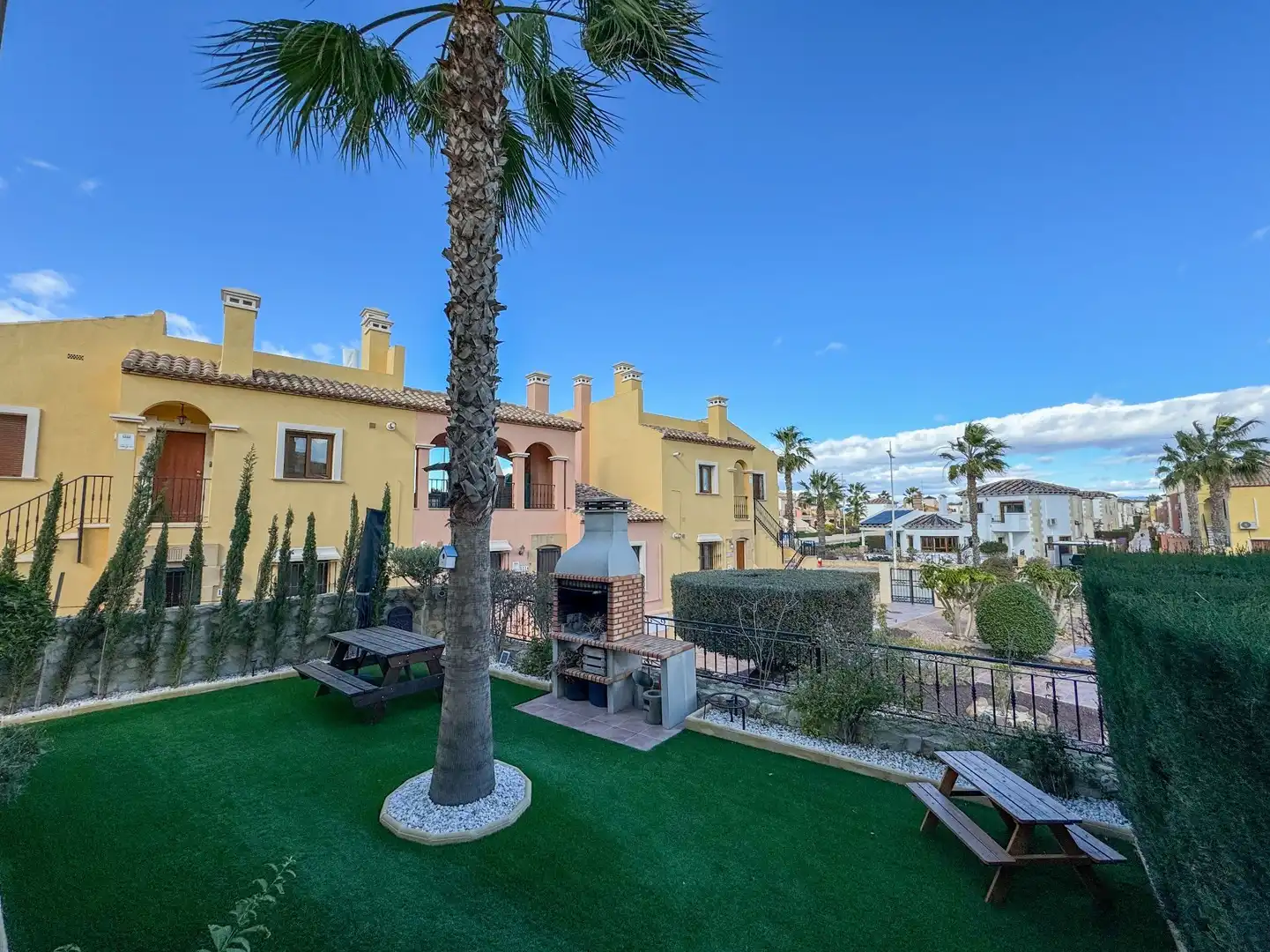 Garden of Detached homes for rent in Algorfa  with Air Conditioner, Heating and Private garden