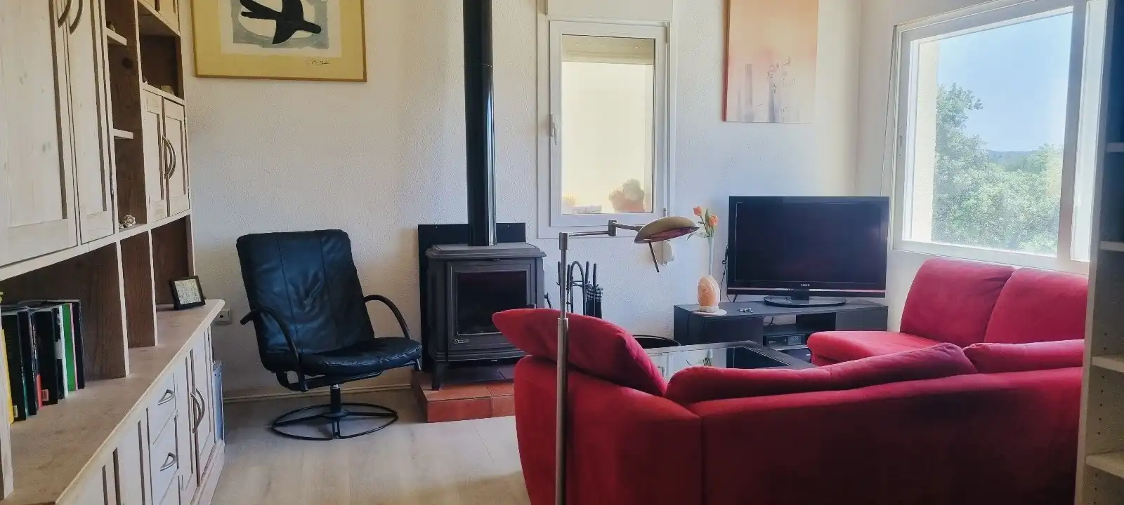 Sala de estar de Casa o chalet en venta en Xaló con Aire acondicionado, Calefacción y Jardín privado