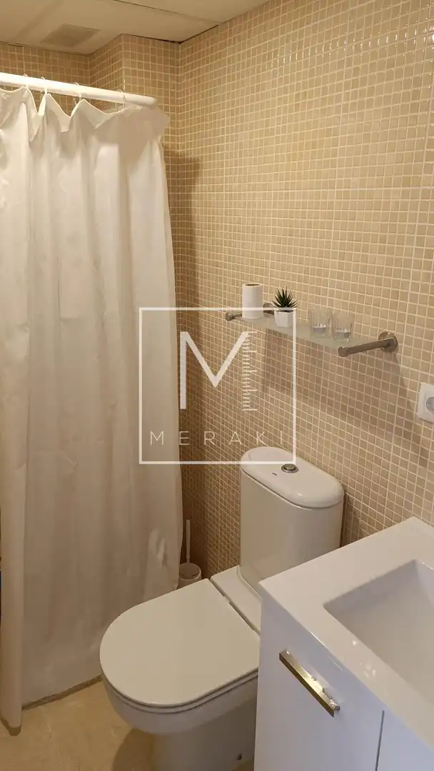 Bathroom of Flat for sale in Calpe / Calp  with Air Conditioner, Heating and Private garden