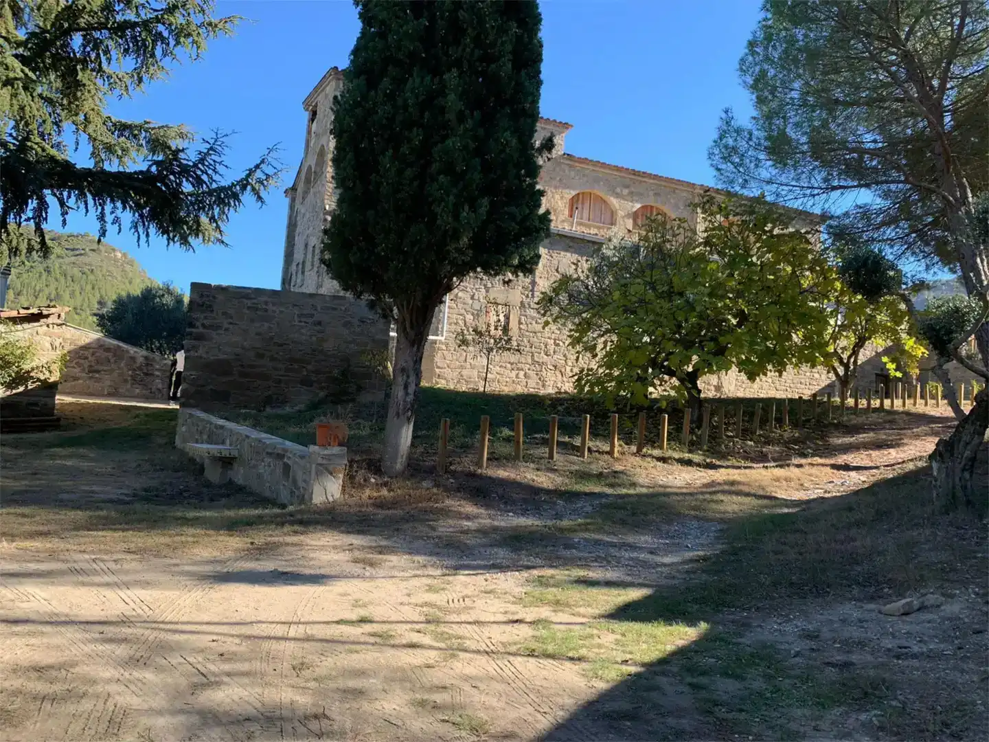 Vista exterior de Finca rústica en venta en Sant Vicenç de Castellet con Jardín privado, Trastero y Piscina