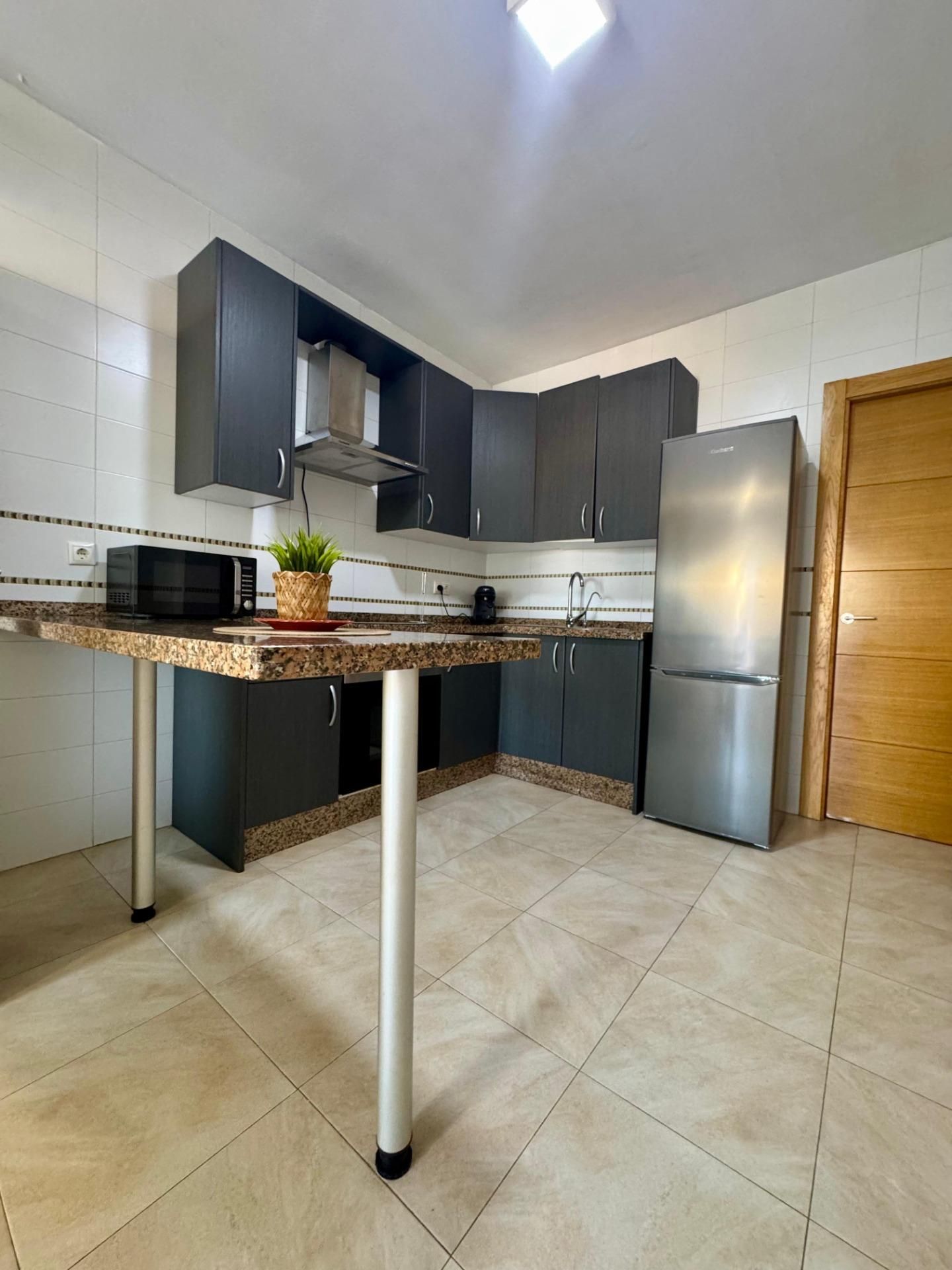 Kitchen of Flat for sale in Roquetas de Mar  with Air Conditioner and Balcony
