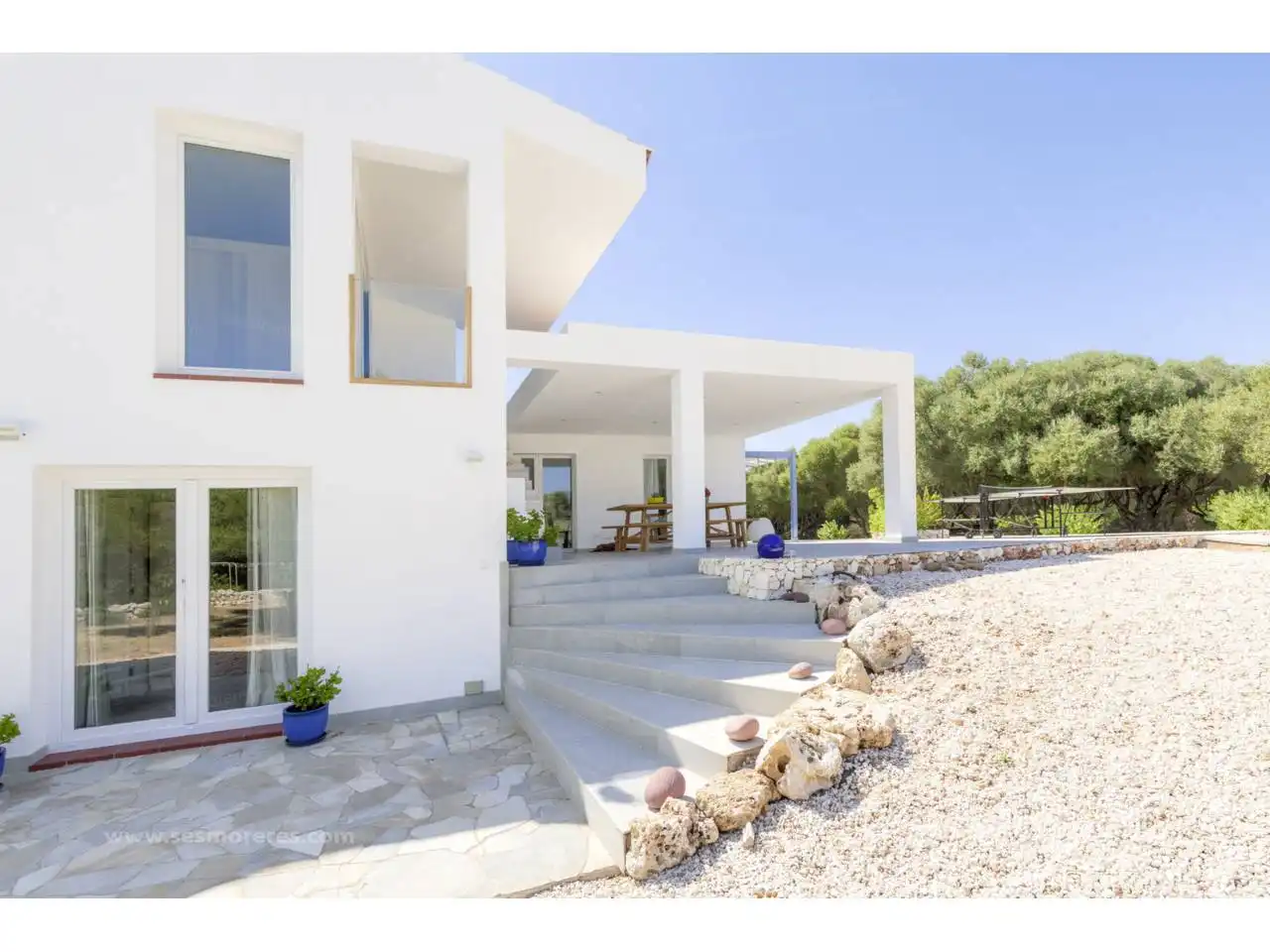 Vista exterior de Finca rústica en venda en Ciutadella de Menorca amb Calefacció, Jardí privat i Terrassa