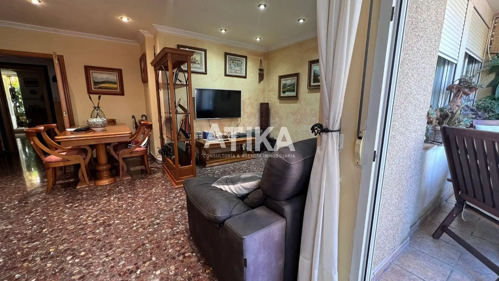 Living room of Flat for sale in Ontinyent  with Heating, Terrace and Storage room