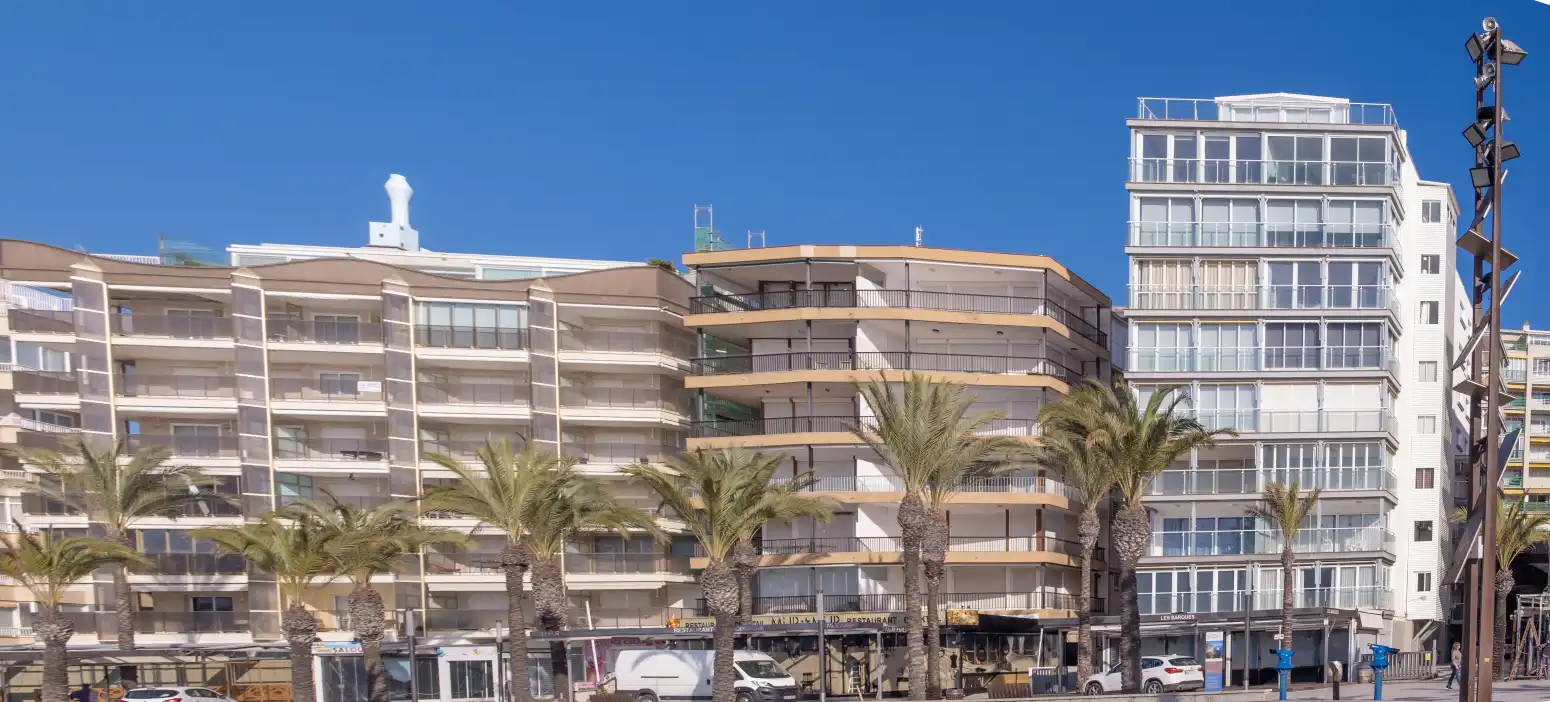 Vista exterior de Piso en venta en Salou con Calefacción, Parquet y Terraza