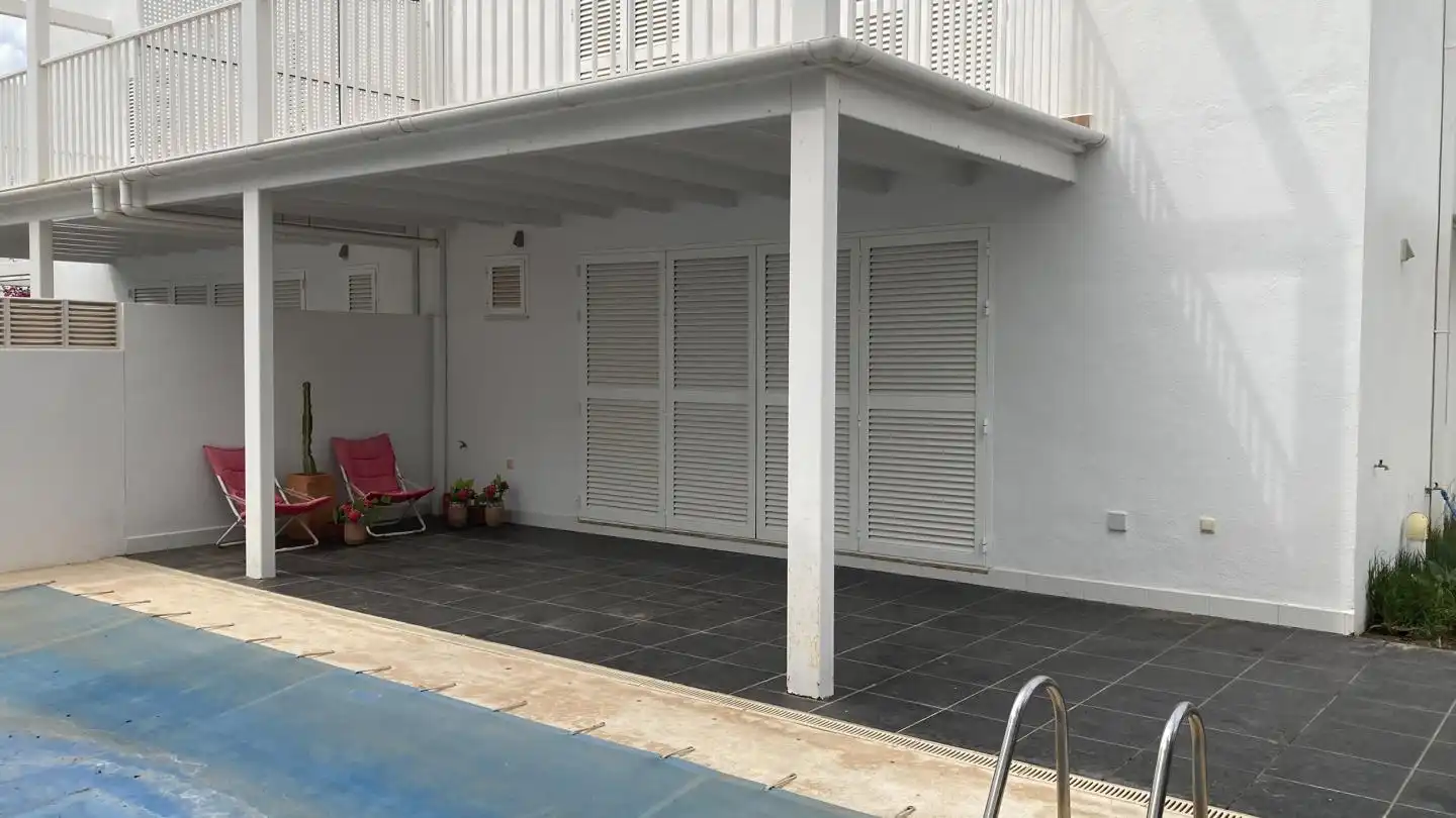 Piscina de Casa o xalet de lloguer en Vera amb Aire condicionat, Jardí privat i Terrassa
