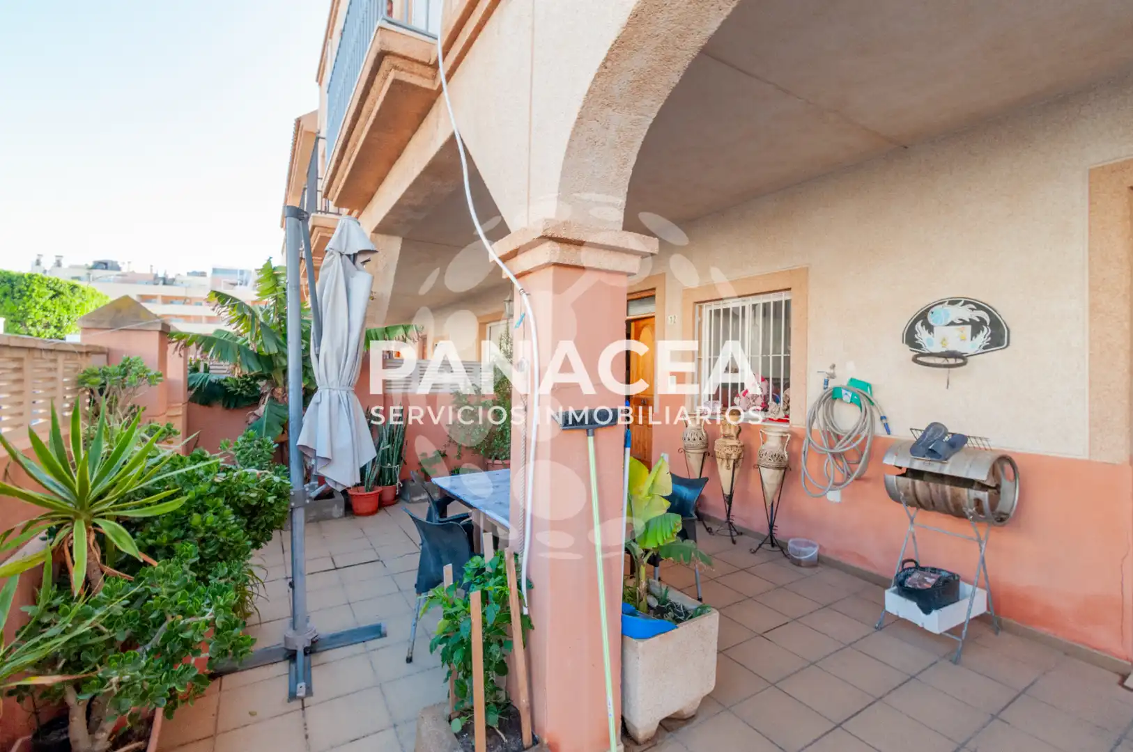 Garden of Houses for sale in Roquetas de Mar  with Private garden, Furnished and Washing machine