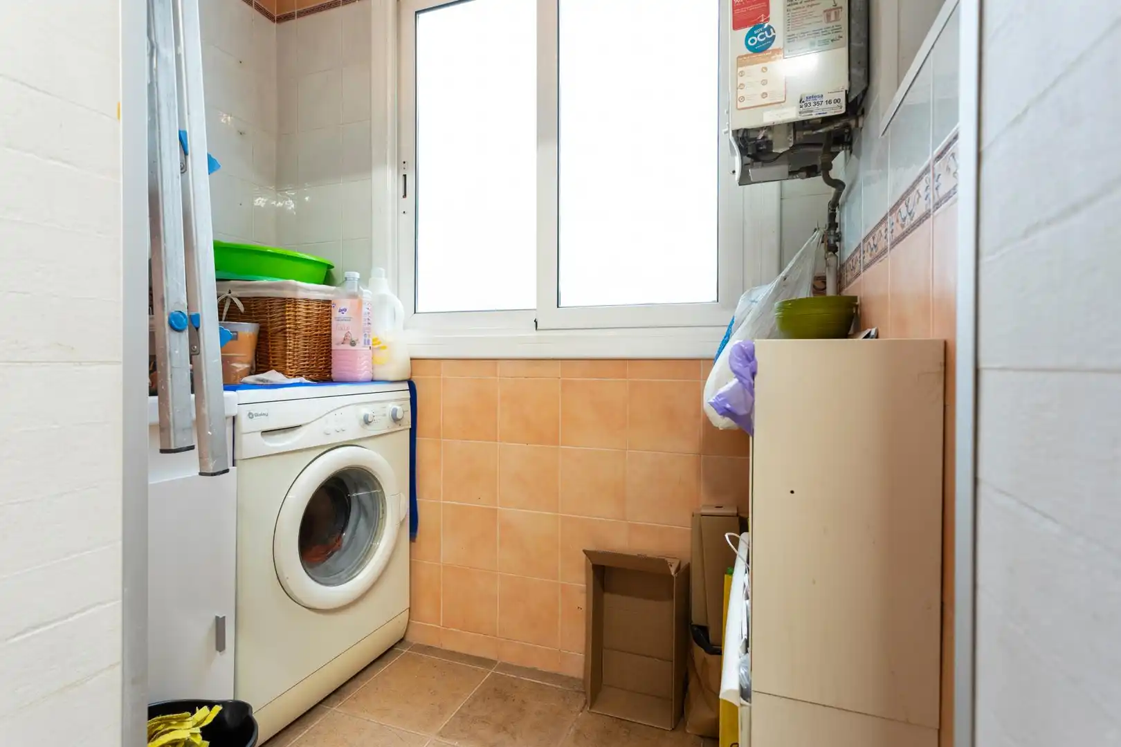 Küche von Wohnung zum Verkauf in Barcelona mit Klimaanlage, Heizung und Parkett