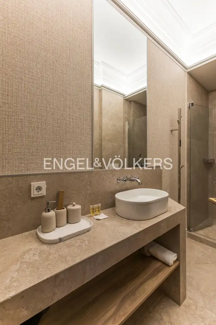 Baño de Apartamento de alquiler en Rivas-Vaciamadrid con Aire acondicionado, Calefacción y Amueblado