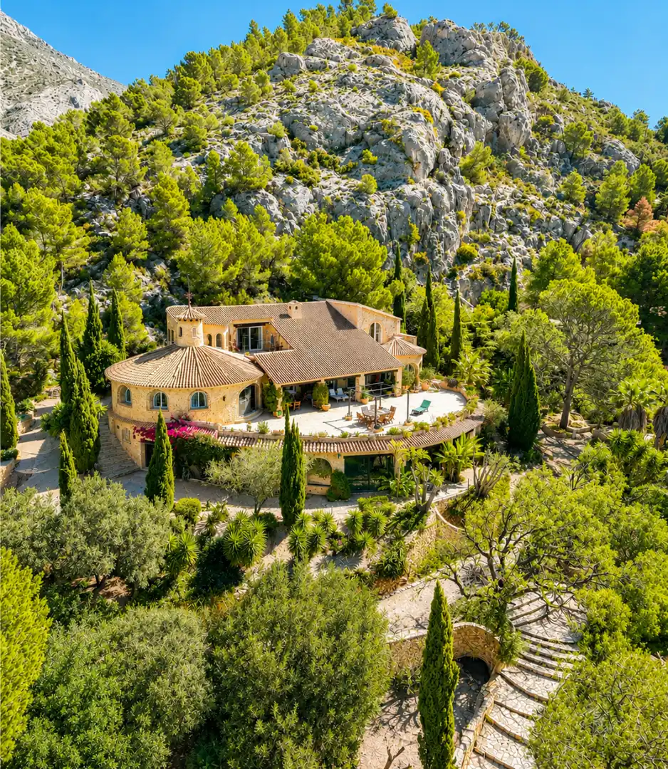 Außenansicht von Haus oder Chalet zum Verkauf in Finestrat mit Terrasse und Schwimmbad