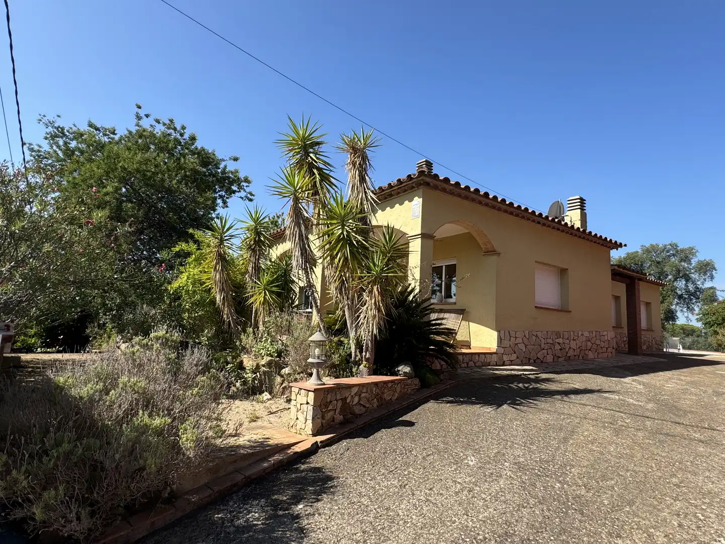 Vista exterior de Casa o xalet en venda en Santa Cristina d'Aro amb Calefacció, Jardí privat i Terrassa