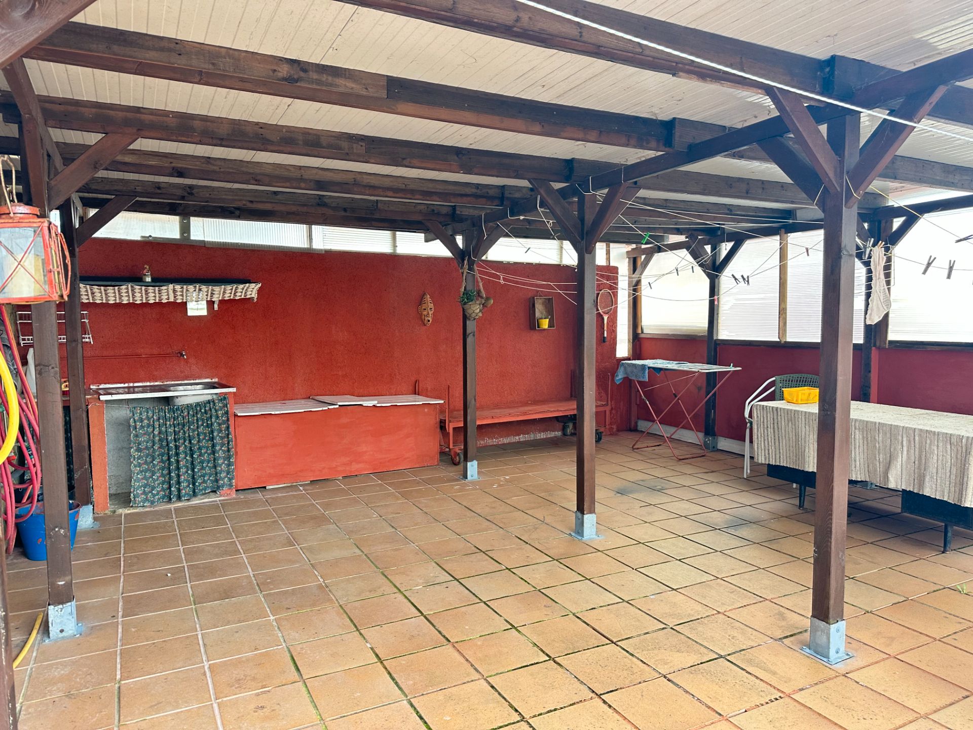 Terrace of House or chalet for sale in Santiago de Compostela   with Heating, Private garden and Parquet flooring