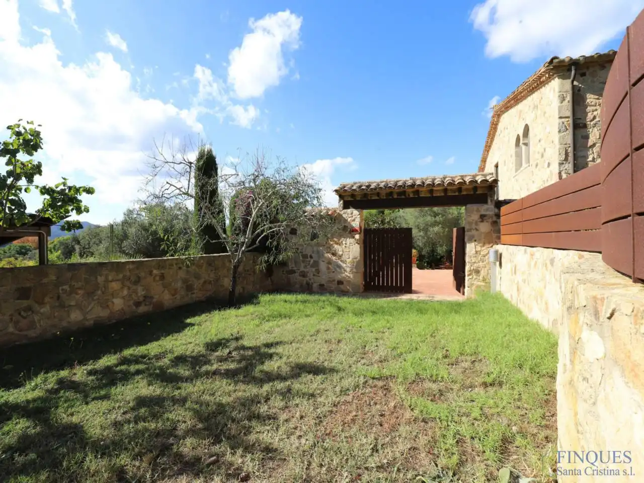 Jardí de Finca rústica en venda en Santa Cristina d'Aro amb Aire condicionat, Calefacció i Jardí privat