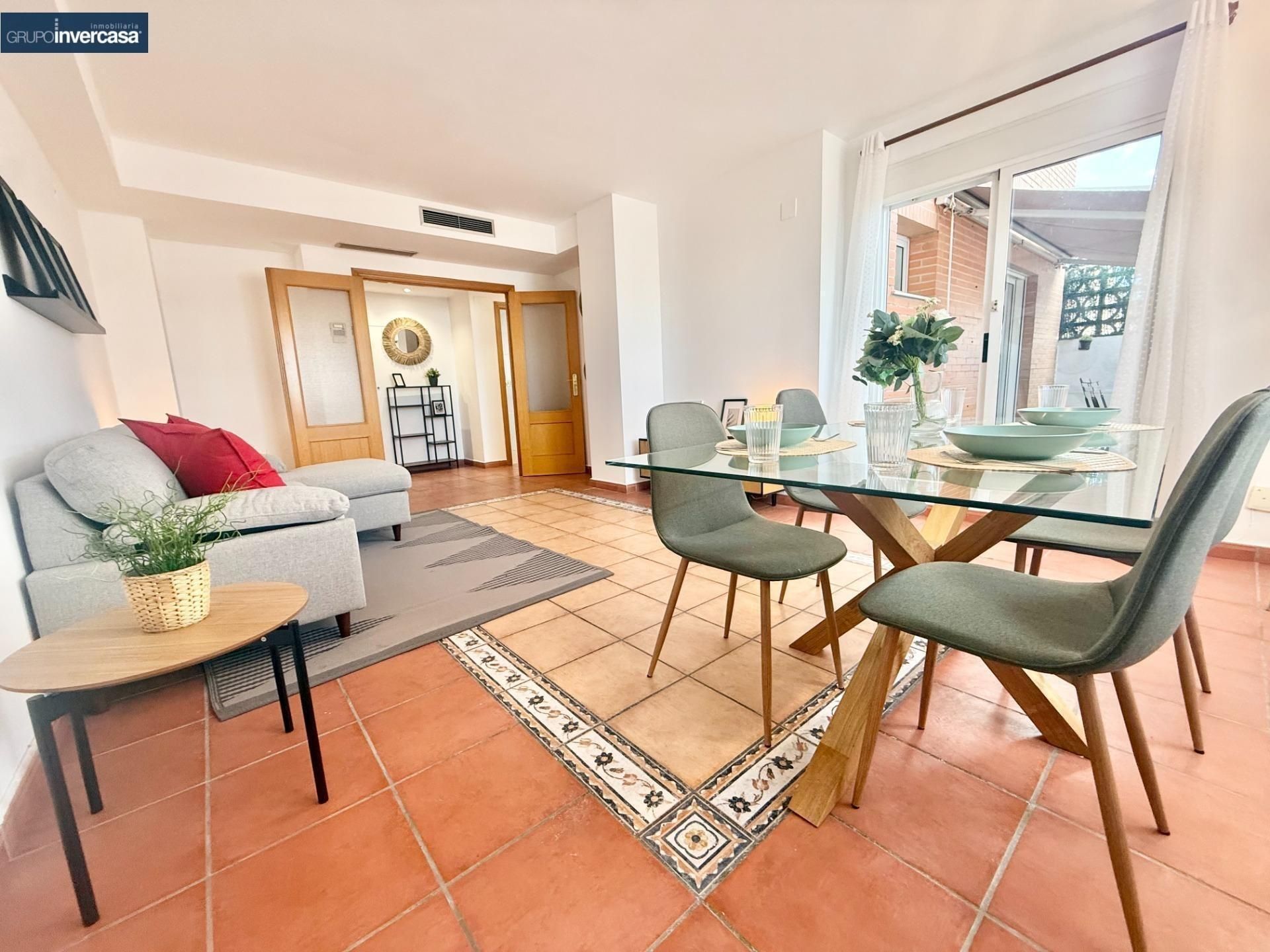 Wohnzimmer von Dachboden miete in Paterna mit Klimaanlage und Terrasse