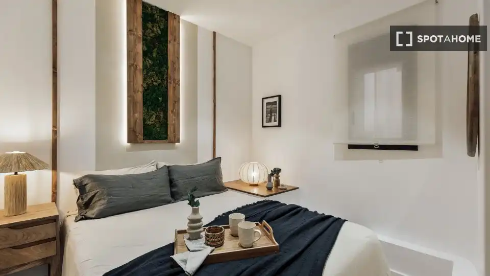 Habitación de Piso de alquiler en Barcelona con Aire acondicionado, Calefacción y Amueblado