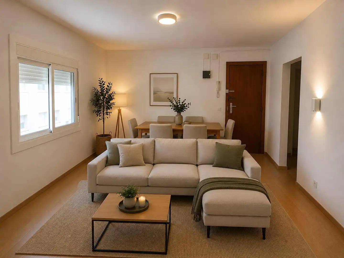 Sala de estar de Piso en venta en Girona
