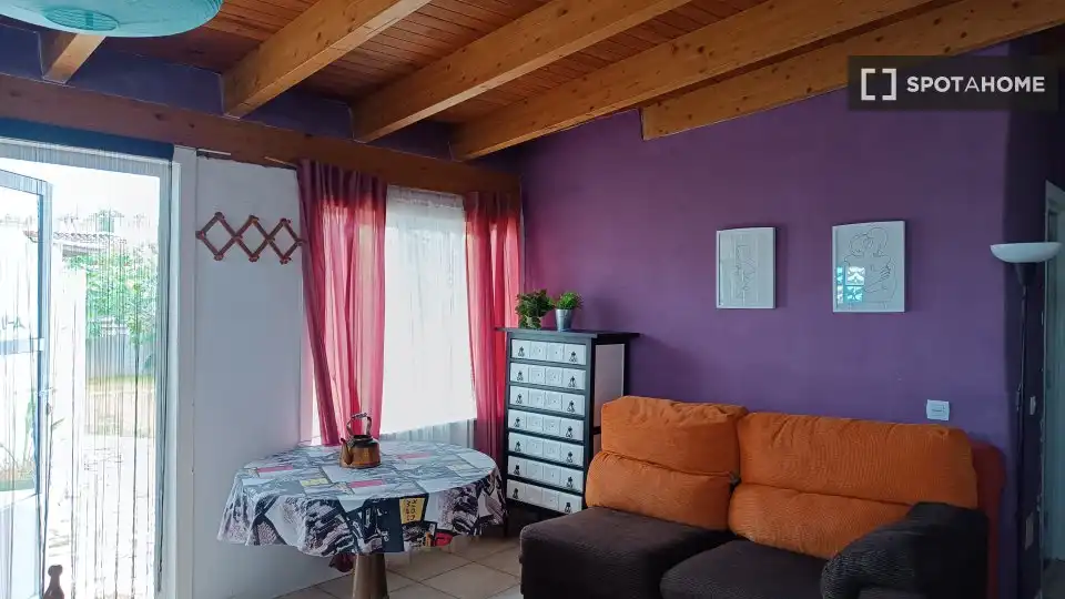 Sala de estar de Piso para compartir en Bétera con Aire acondicionado, Calefacción y Amueblado