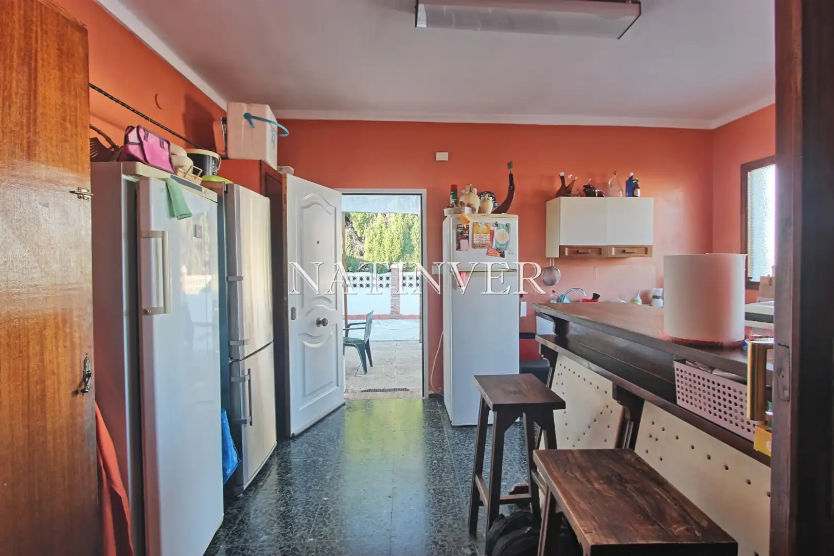 Cocina de Casa o chalet en venta en Rincón de la Victoria con Jardín privado y Terraza