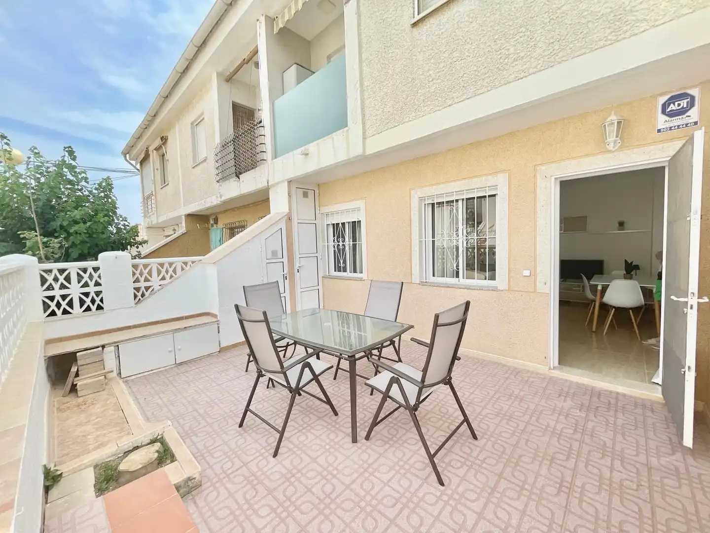 Terrace of Detached homes for rent in San Javier  with Air Conditioner, Furnished and Washing machine