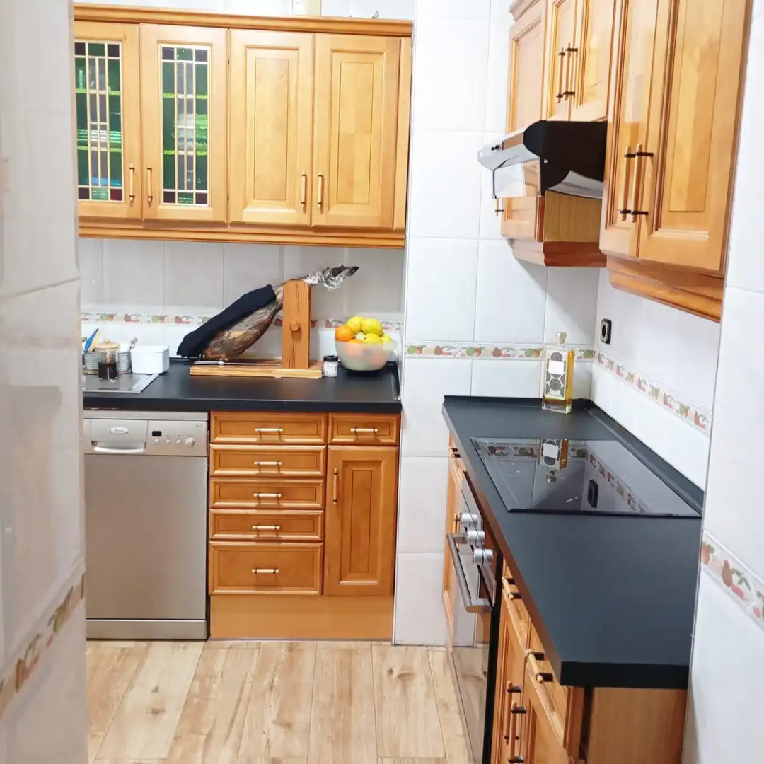 Cocina de Apartamento en venta en Ciempozuelos con Aire acondicionado, Parquet y Terraza