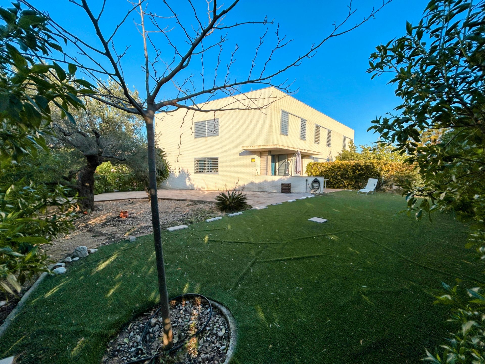 Exterior view of Single-family semi-detached for sale in L'Ampolla  with Air Conditioner, Private garden and Terrace