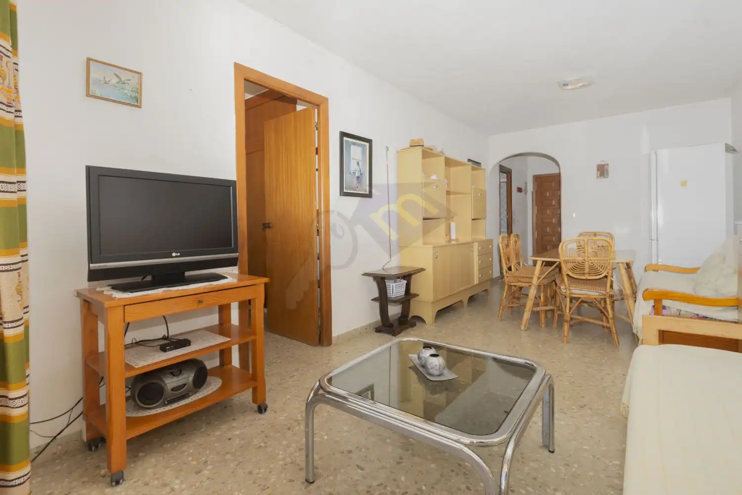 Wohnzimmer von Wohnungen zum Verkauf in Calpe / Calp mit Möbliert und Balkon