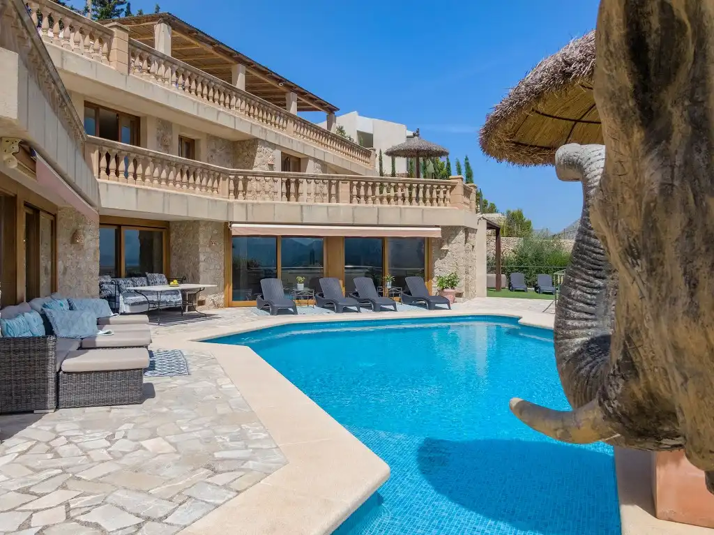 Piscina de Casa o chalet en venta en Pollença con Aire acondicionado, Calefacción y Jardín privado