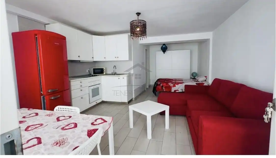 Sala d'estar de Estudi en venda en Arona amb Moblat i Piscina comunitària