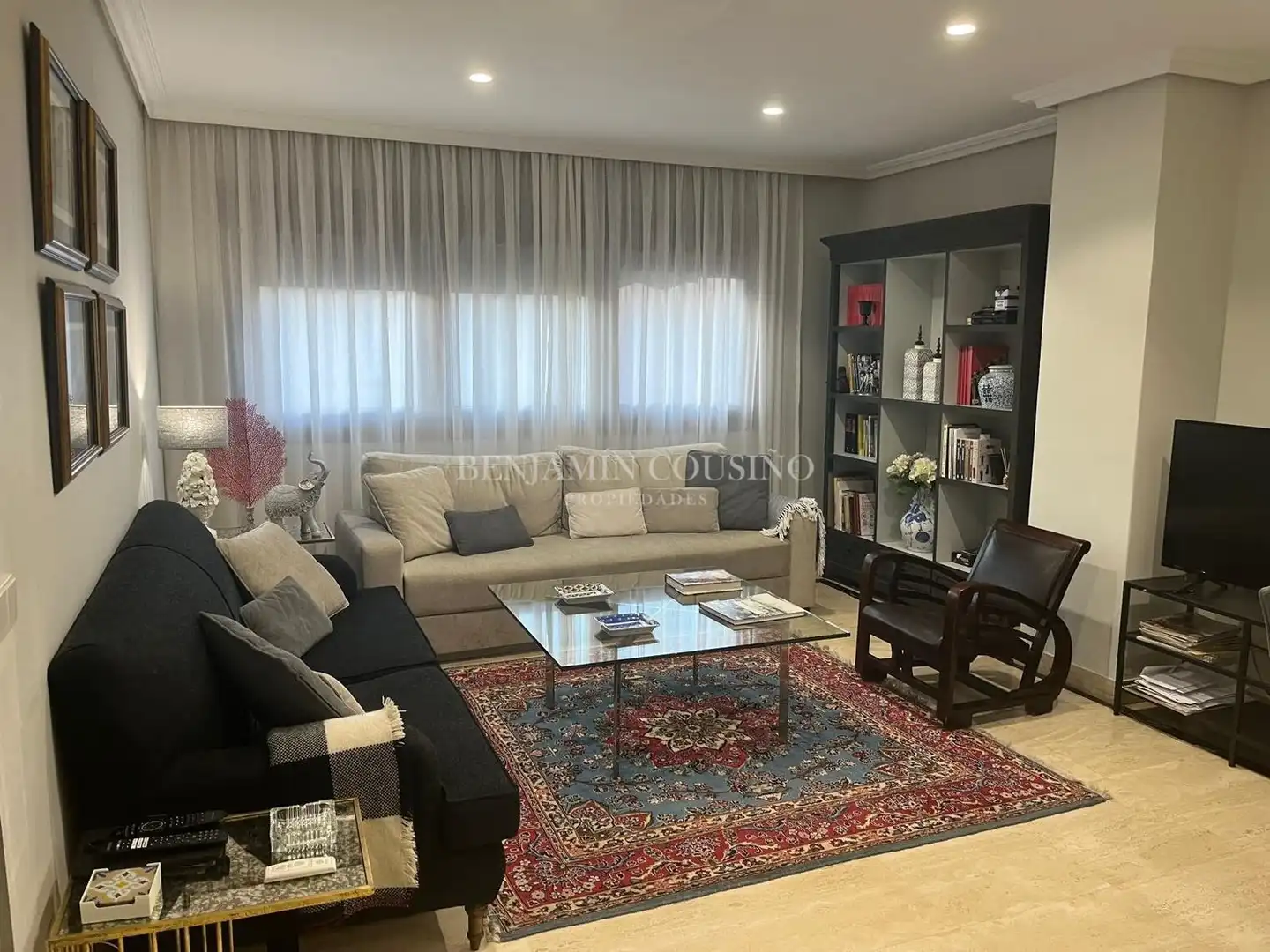 Sala de estar de Piso de alquiler en Madrid con Amueblado